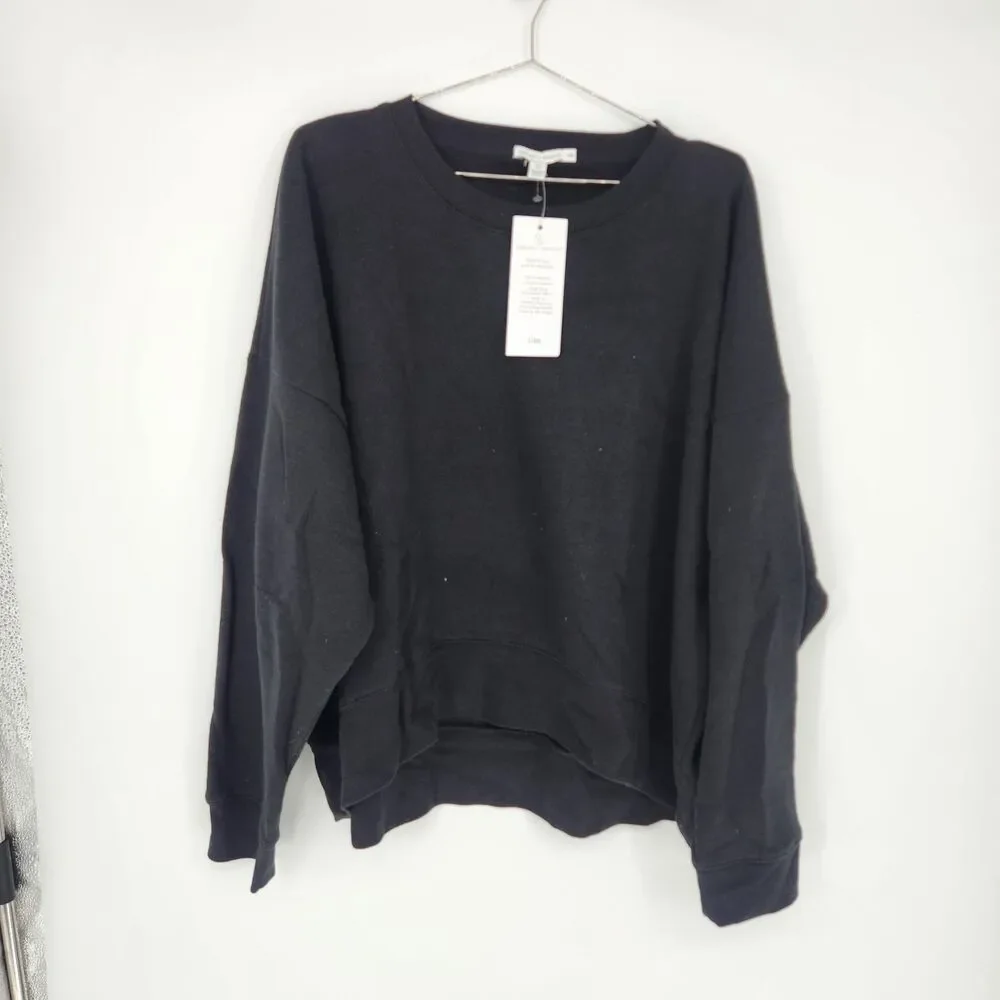Threads 4 Thought Men's XXL Black Long Sleeve Crewneck Sweater NWT‎